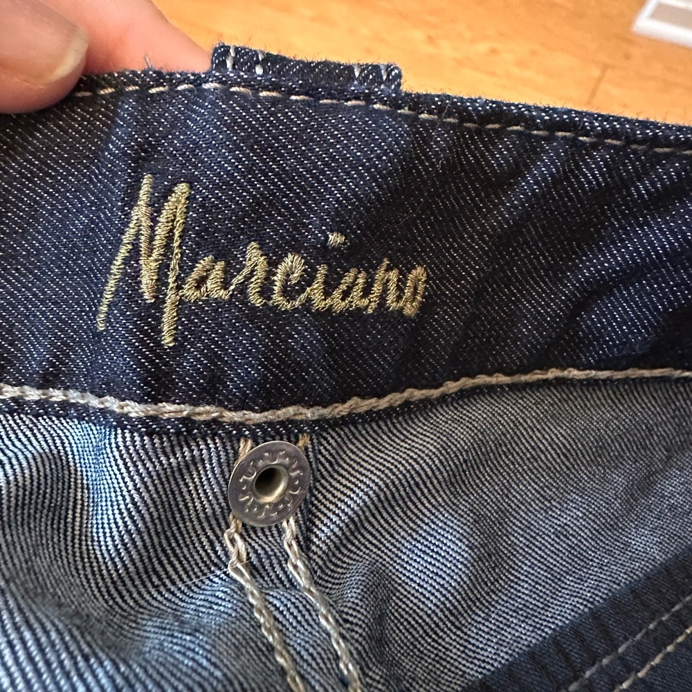 Marciano Dark Blue Women's Wide Leg Jeans - Picture 4 of 5